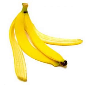 Fertilizare folosind coji de banane