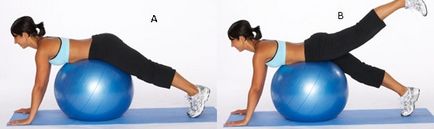 Exercitarea pe fitball pentru pierderea in greutate, inclusiv zona abdominala, beneficiile de video de formare