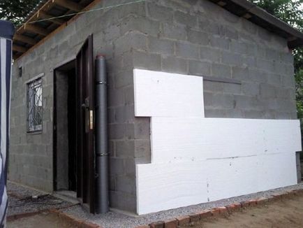 caramida izolație pentru pereți și casa din lemn exterior
