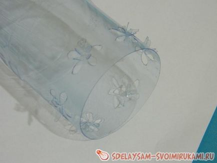Vaze din sticla de plastic, o clasă de master, cu propriile lor mâini