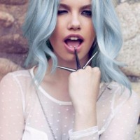 Păr albastru precum și ce să picteze, cum să flush opțiunile de nuanța și de colorare (fotografii și video)
