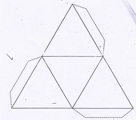 Pentru a ajuta tinerii meșteșugari cum să facă hârtie din tetraedrul