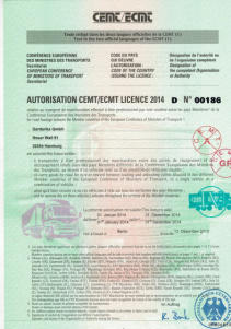 Toate permisiunile ( „permise“) în transportul rutier internațional, începători aid47-ajutor