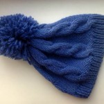tricotate pălărie cu ace de tricotat pompom pentru proiectarea incepatori dizaks - accesorii