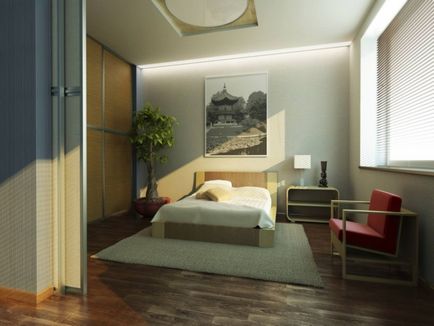dormitor japonez - idei fotografie modul de a decora un design oriental