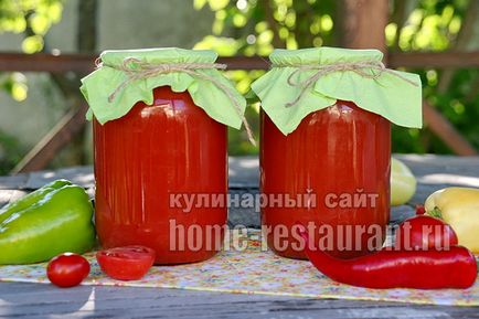 Pregătirile pentru rețetele de aur de iarnă de tomate