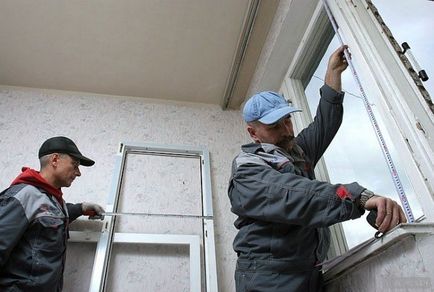 Înlocuirea ferestrelor în repararea de apartamente