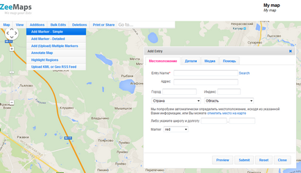Zeemaps - crearea de hărți interactive on-line, teachtech