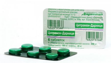 pastile care Tsitramon
