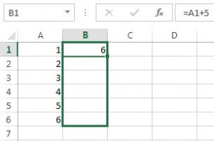 După cum a introdus în formula Excel