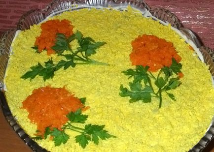 Cum de a decora o mimoza salata