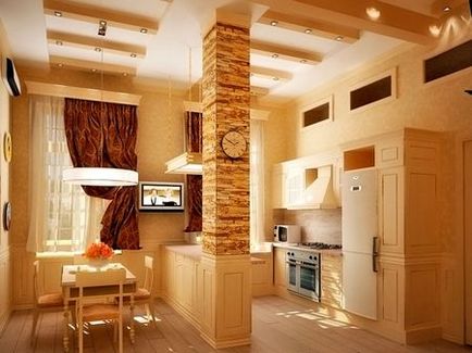 Design de bucătărie cu piatră