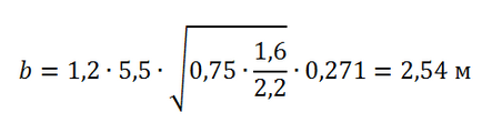 Calcularea peretelui de reținere