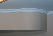 Bagheta pentru tensiune de plafoane fotografie sub formă de pastă și modul în care se montează, dimensiunea, modul în care să se stabilească, tipuri