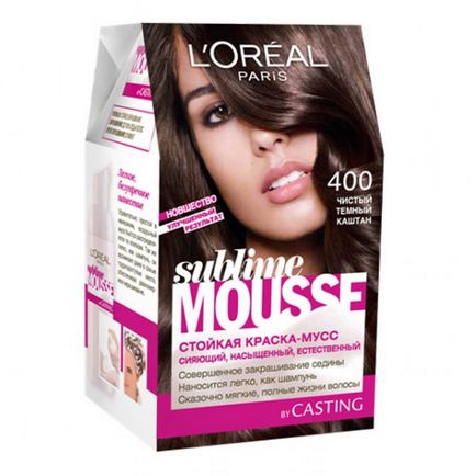 Bezammiachnoy vopsea paleta-mousse de la L'Oreal