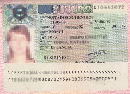 Preturi, termeni de acțiune și a unei vize Schengen pentru Rumyniyan