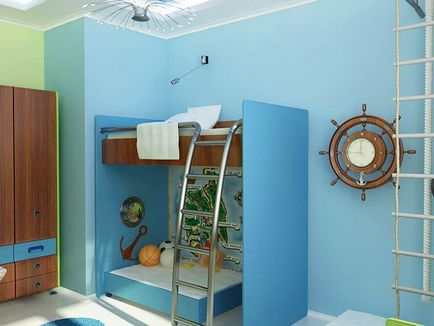 Camera pentru copii pentru un băiat cum să echipeze, idei, design (50 poze)