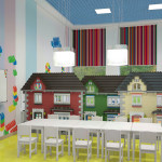 Design Group în pereții proiectului grădiniță spațiilor, ținând seama de activitățile copiilor