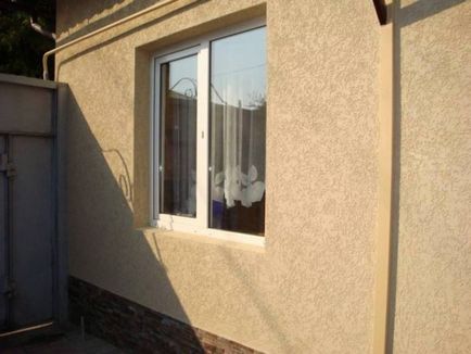 fațade de fațadă ipsos woodworm fotografie de case particulare și tehnologia de desen compoziției decorative