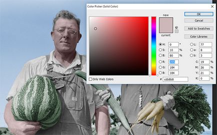 Cum de a adăuga culoare la fotografii vechi în Photoshop - site-ul de designer