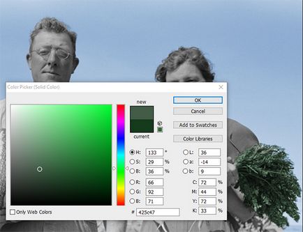 Cum de a adăuga culoare la fotografii vechi în Photoshop - site-ul de designer