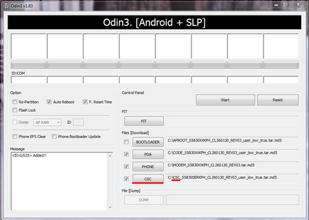 Cum să coase în mod corespunzător Odin Android-dispozitiv prin intermediul - faq al sistemului de operare Android (resetare fabrică de date) Cum să clipească corect Android-dispozitiv prin Odin - întrebări frecvente pentru sistemul de operare Android