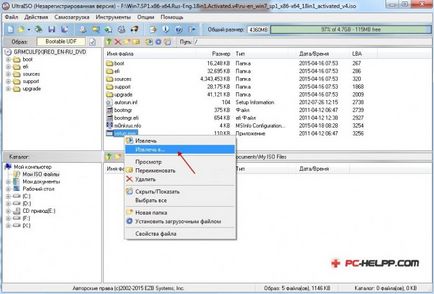 Pe măsură ce deschideți fișierul ISO în Windows (Apoi, trebuie să specificați) Pe măsură ce deschideți fișierul ISO în Windows
