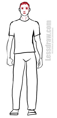 Cum de a desena o lungime completă umană, lessdraw