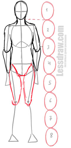 Cum de a desena o lungime completă umană, lessdraw