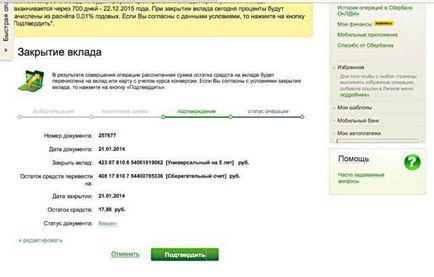 Cum de a deschide depozite în Sberbank Online
