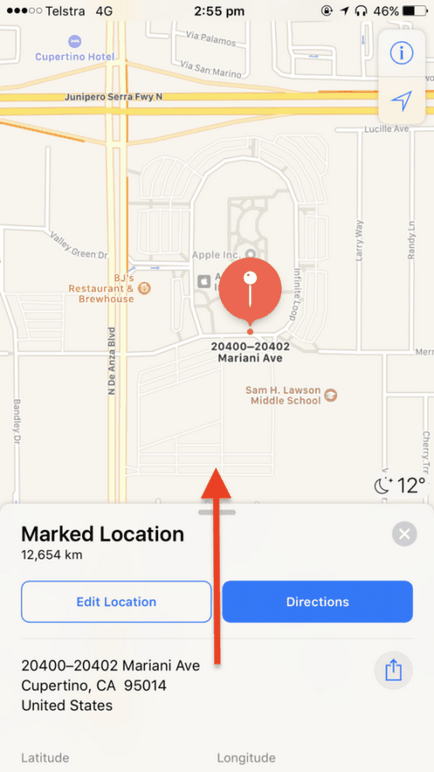 Cum pentru a vedea coordonatele GPS ale orice locație de pe iPhone (orice) Cum pentru a vedea coordonatele GPS ale orice locație de pe iPhone