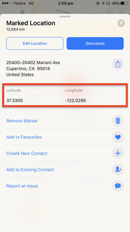 Cum pentru a vedea coordonatele GPS ale orice locație de pe iPhone (orice) Cum pentru a vedea coordonatele GPS ale orice locație de pe iPhone