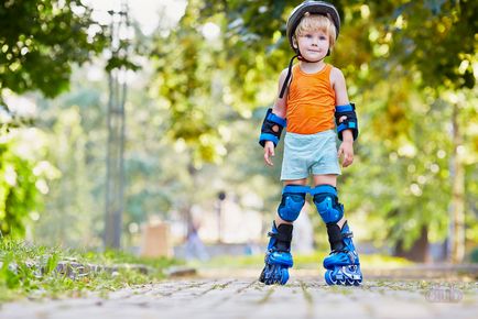 Cum se patineze cu role cum să plimbare pe role în condiții de siguranță pentru copii