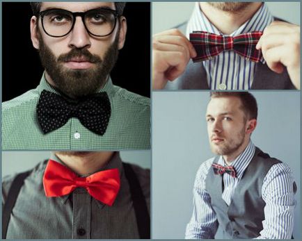 Cum să poarte o cravată arc cu o cămașă și nu numai fotografii