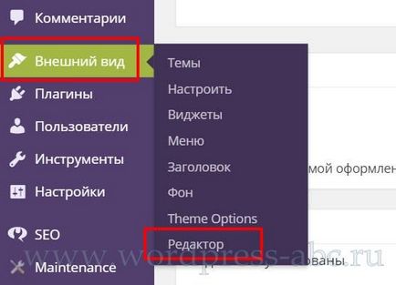 Cum de a edita css site-ul WordPress, modul de a face un site WordPress (site) Cum de a edita site-ul WordPress css, modul de a face un site WordPress