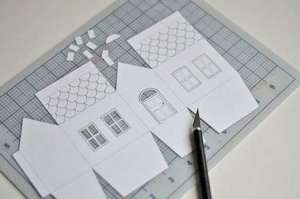 Cum de a face o casă din hârtie cu mâinile, fă-o singur!