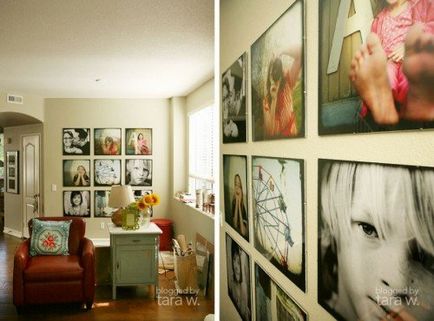 Cum de a face un colaj de fotografii cu mâinile pe peretele master-class, foto și video idei
