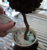 Cum sa faci un copac frumos de cafea cu mâinile