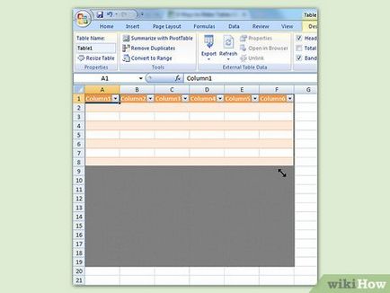 Cum de a crea un tabel în Excel (Excel) Cum de a crea un tabel în Excel