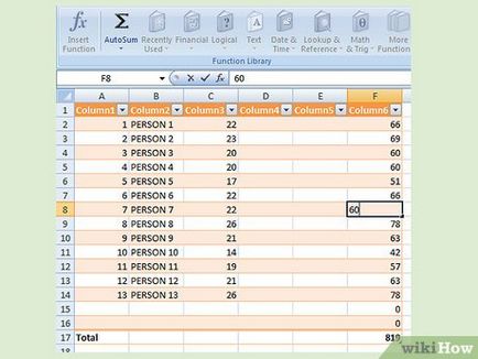 Cum de a crea un tabel în Excel (foaie de calcul) Cum de a crea un tabel în Excel