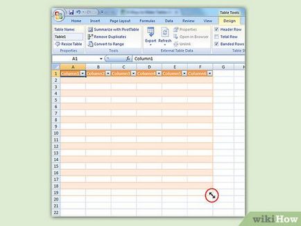 Cum de a crea un tabel în Excel (Excel) Cum de a crea un tabel în Excel
