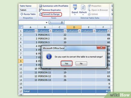 Cum de a crea un tabel în Excel (foaie de calcul) Cum de a crea un tabel în Excel