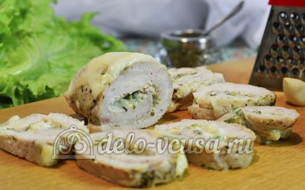 rola de pui cu brânză și usturoi reteta cu o fotografie - un pas cu pas de gătit sub formă de rulouri de pui cu branza (pui) rola de pui cu brânză și usturoi reteta cu o fotografie - un pas cu pas de gătit sub formă de rulouri de pui cu brânză