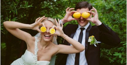 Lemon nunta - idei de design, fotografii