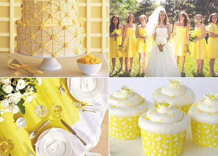 Lemon nunta - idei de design, fotografii