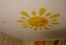 Plafoane întinse cu imagini foto de imprimare și tipuri de desene, avize, interior (tipuri) Plafoane întinse cu imagini foto de imprimare și tipuri de desene, comentarii, Interior