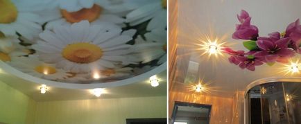 Plafoane întinse cu fotografia de imprimare imagini și tipuri de desene, recenzii, interior (întindere) Plafoane întinse cu imagini foto de imprimare și tipuri de desene, comentarii, Interior