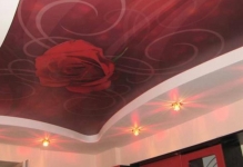 Plafoane întinse cu imagini foto de imprimare și tipuri de desene, recenzii, interior (tavane) Plafoane întinse cu imagini foto de imprimare și tipuri de desene, comentarii, Interior