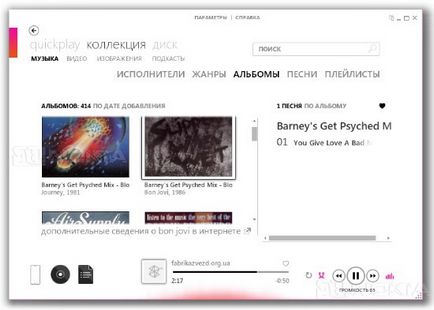 Software Prezentare generală zune (colțul din dreapta jos) Software Prezentare generală zune