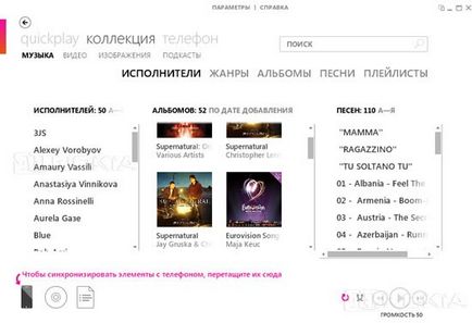 Software Prezentare generală zune (colțul din dreapta jos) Software Prezentare generală zune